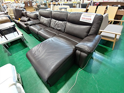 리바트 가죽 전동리클라이너